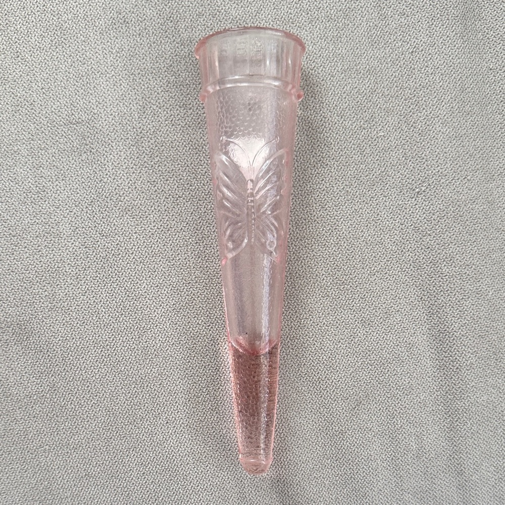 Pink Glass Wall Vase
